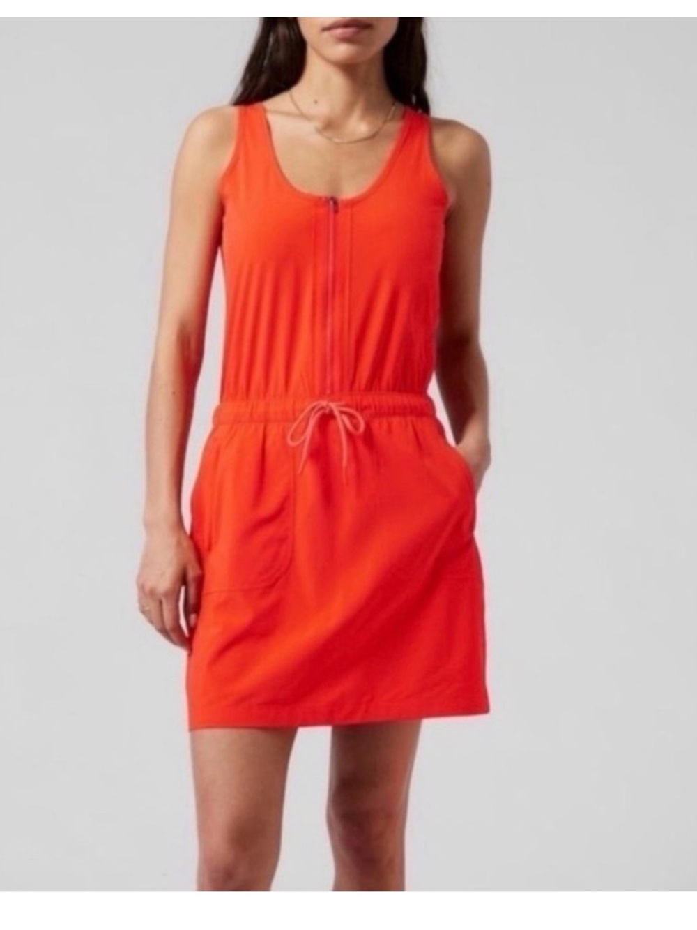 Athleta Expedition Activewear Vermillion Skort/dress, Pockets Adorable! Sz 10